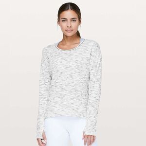 Lululemon Sweat Embrace Long Sleeve
Tiger Space Dye Black White